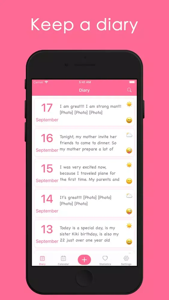 My Mood Diary - Mood Tracker स्क्रीनशॉट