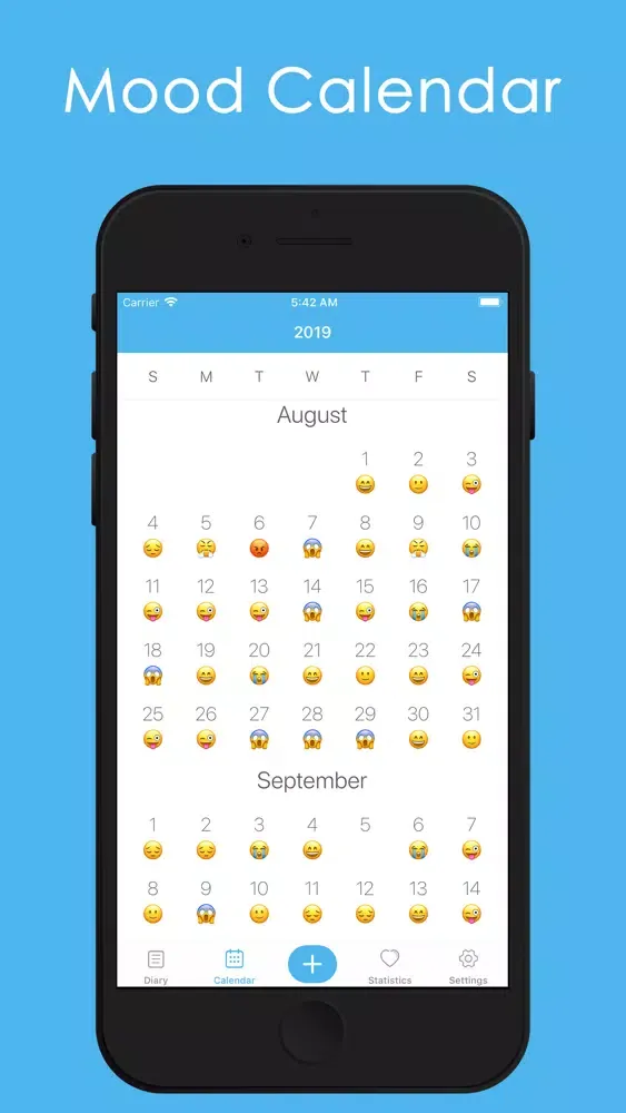My Mood Diary - Mood Tracker स्क्रीनशॉट