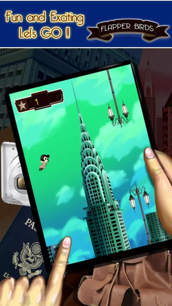 Flapper Birds - The 1920's High Flying Action Adventure, Fall and Rescue Game Ekran Görüntüleri