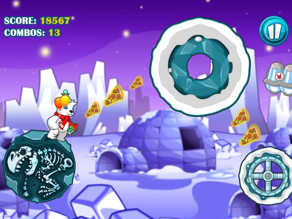 Polar Bear Pizza Party - Free Frozen Arctic Pizza Adventure iPad  Screenshots