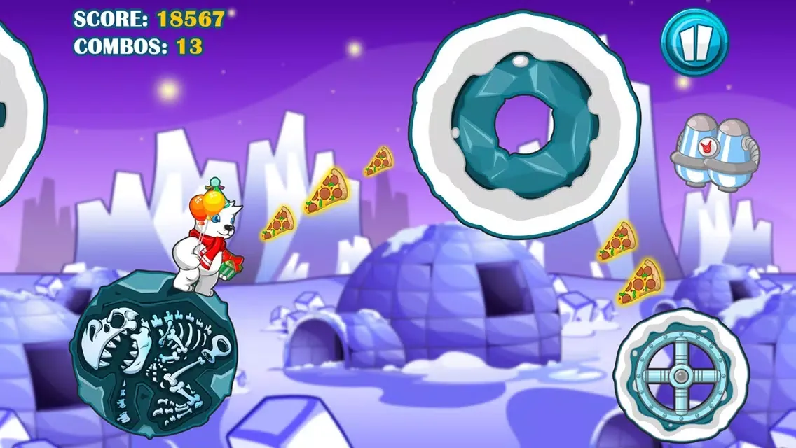 Polar Bear Pizza Party - Free Frozen Arctic Pizza Adventure Screenshots