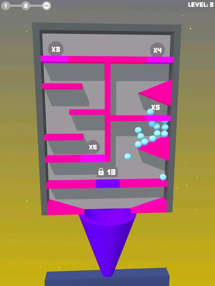 Balls Split 3D iPad  Screenshots