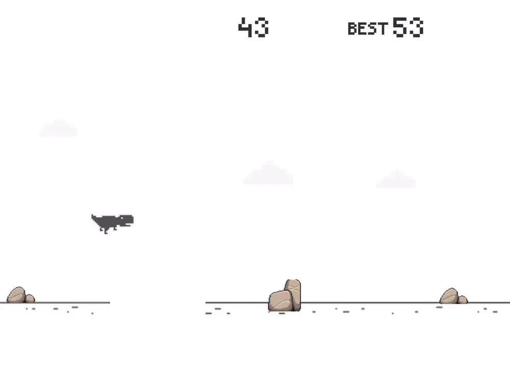 صور The Steve - A jumping dinosaur iPad 