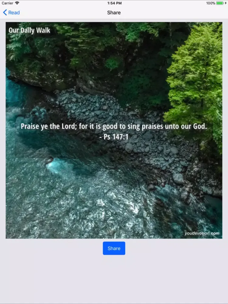 Captures d'écran de Our Daily Walk With Jesus iPad 