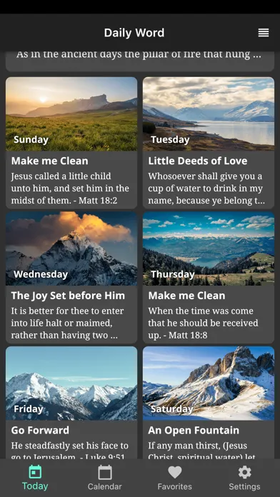Screenshot di Daily Word of God Devotional