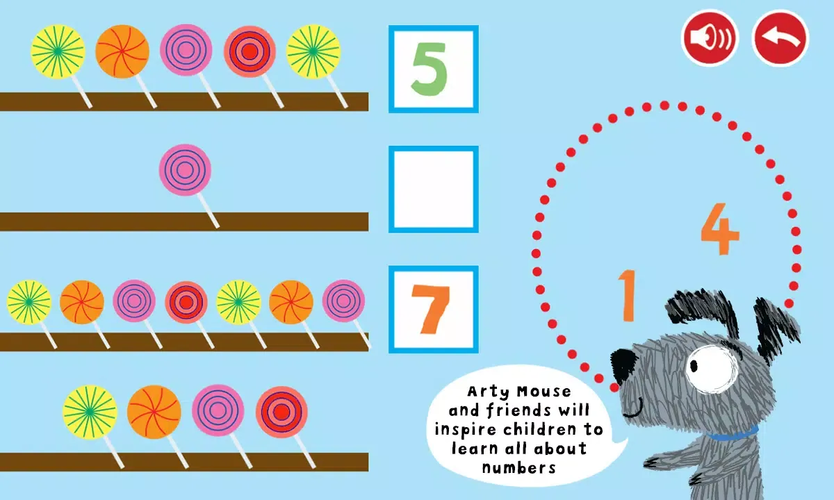 Arty Mouse Numbers Screenshots