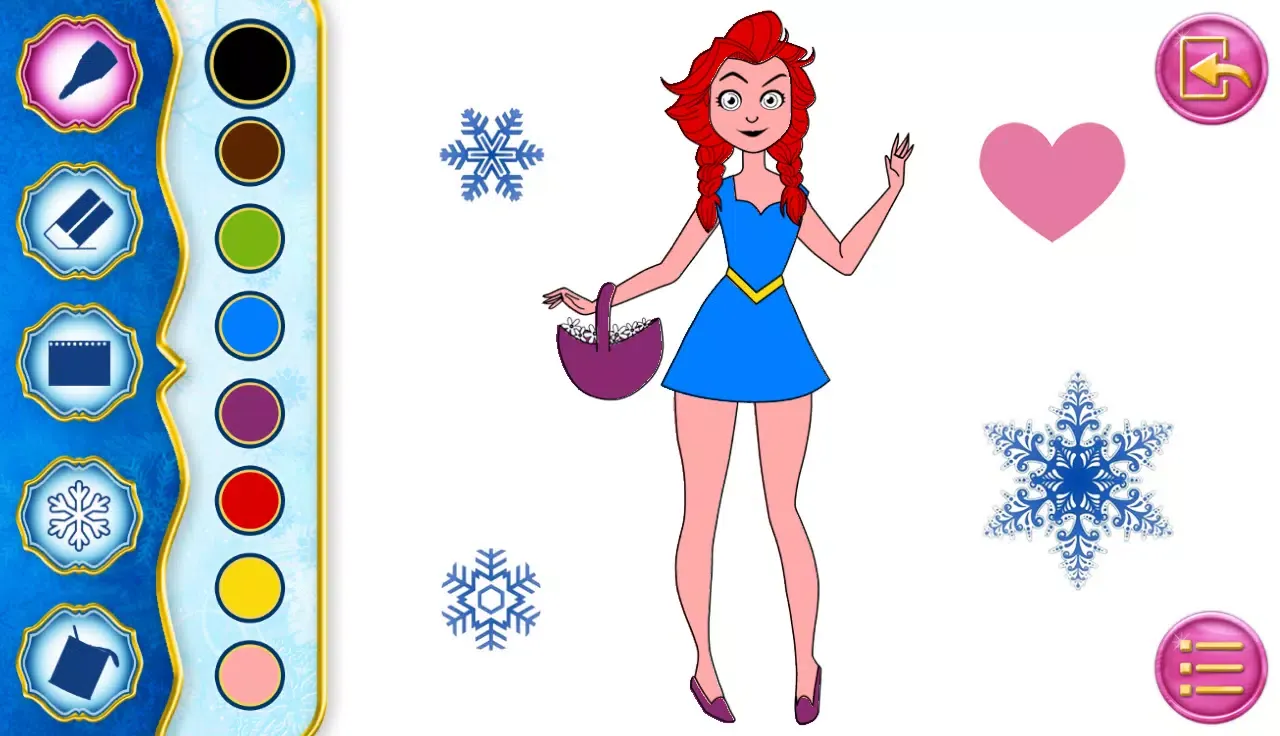 Queen dress up in frozen land Screenshots