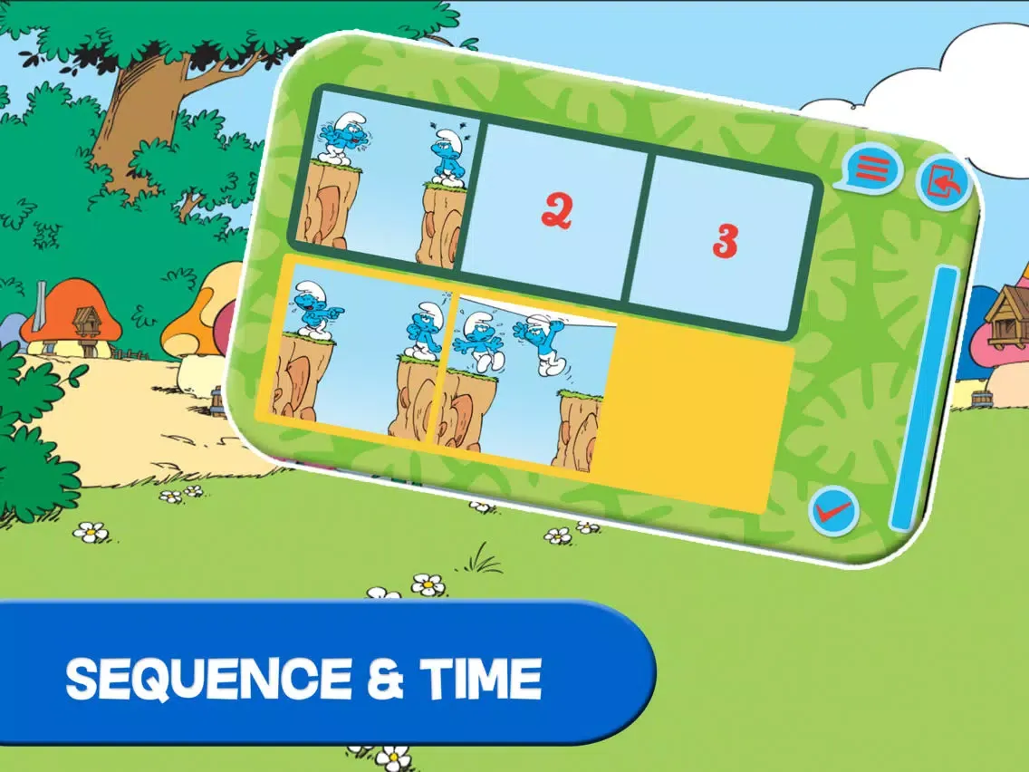 Capturas de pantalla de The Smurfs and the 4 seasons iPad 