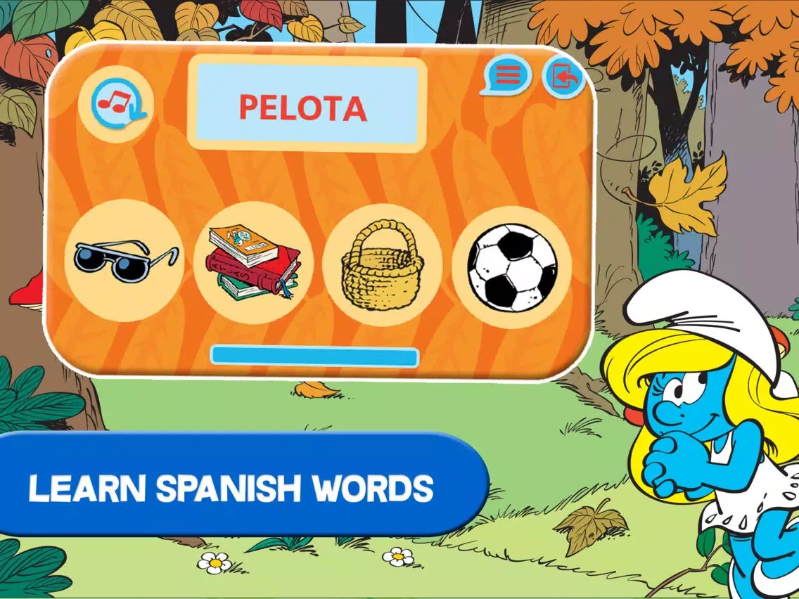 Capturas de pantalla de The Smurfs and the 4 seasons iPad 