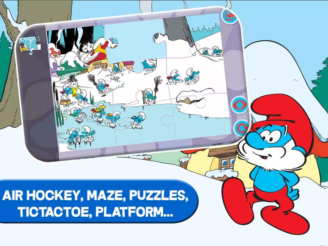 Capturas de pantalla de The Smurfs and the 4 seasons iPad 
