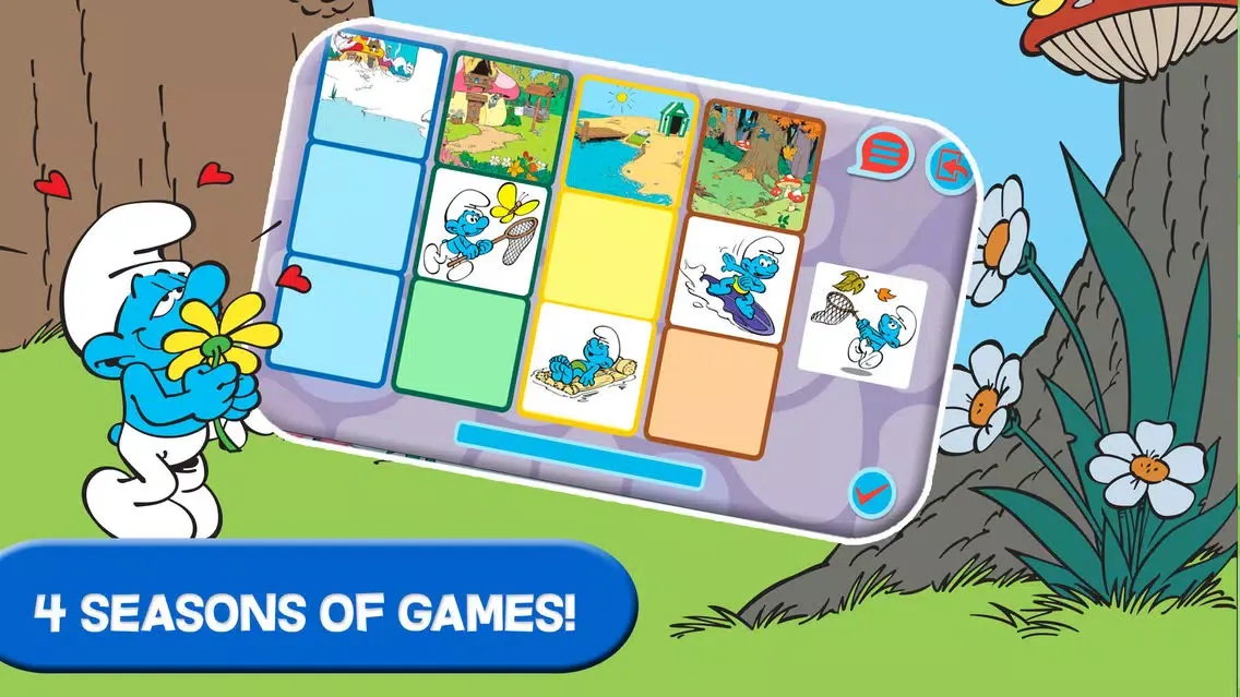 Capturas de pantalla de The Smurfs and the 4 seasons