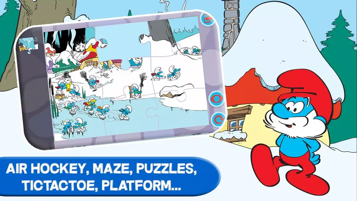 Capturas de pantalla de The Smurfs and the 4 seasons