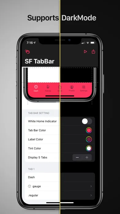 SF TabBar Ekran Görüntüleri