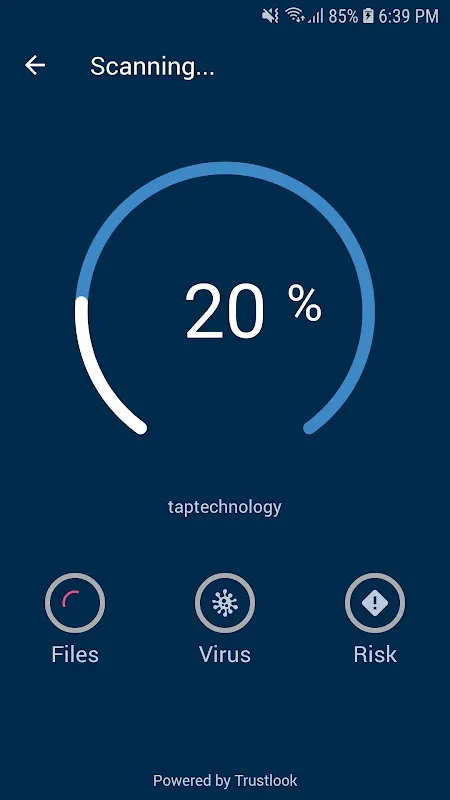 ภาพหน้าจอของ Antivirus Mobile