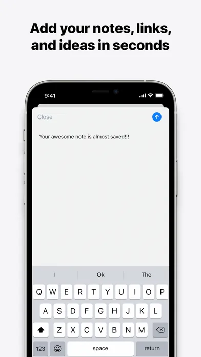 ภาพหน้าจอของ Pasteline – Add a Note Quickly