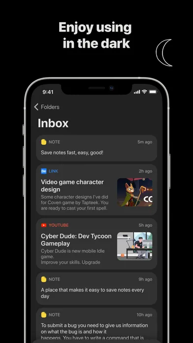 ภาพหน้าจอของ Pasteline – Add a Note Quickly