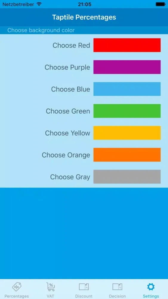 Captures d'écran de Taptile Percentages