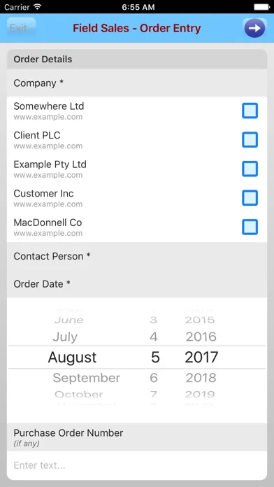 Tap-to Mobile Forms स्क्रीनशॉट