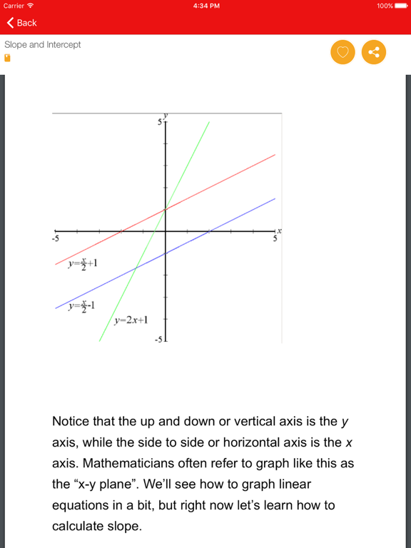 Algebra Study Guide LT iPad  스크린샷