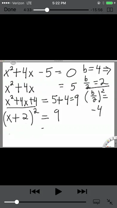 Screenshot di Algebra Study Guide LT