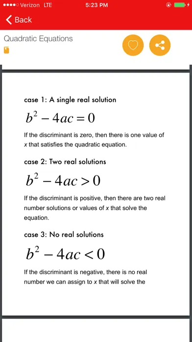 Screenshot di Algebra Study Guide LT