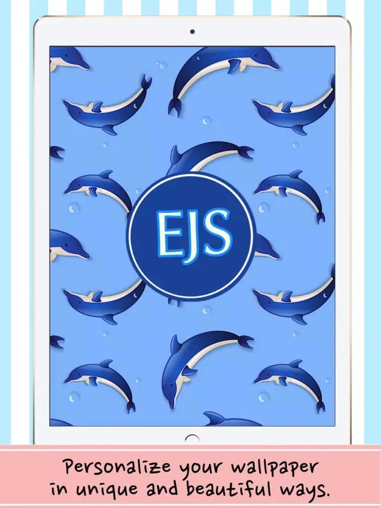 Tangkapan skrin Monogram Wallpaper and Background App iPad 