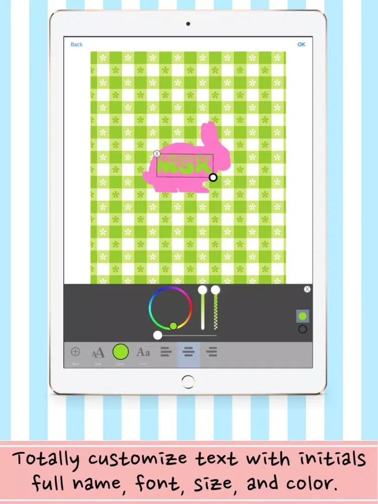 Tangkapan skrin Monogram Wallpaper and Background App iPad 