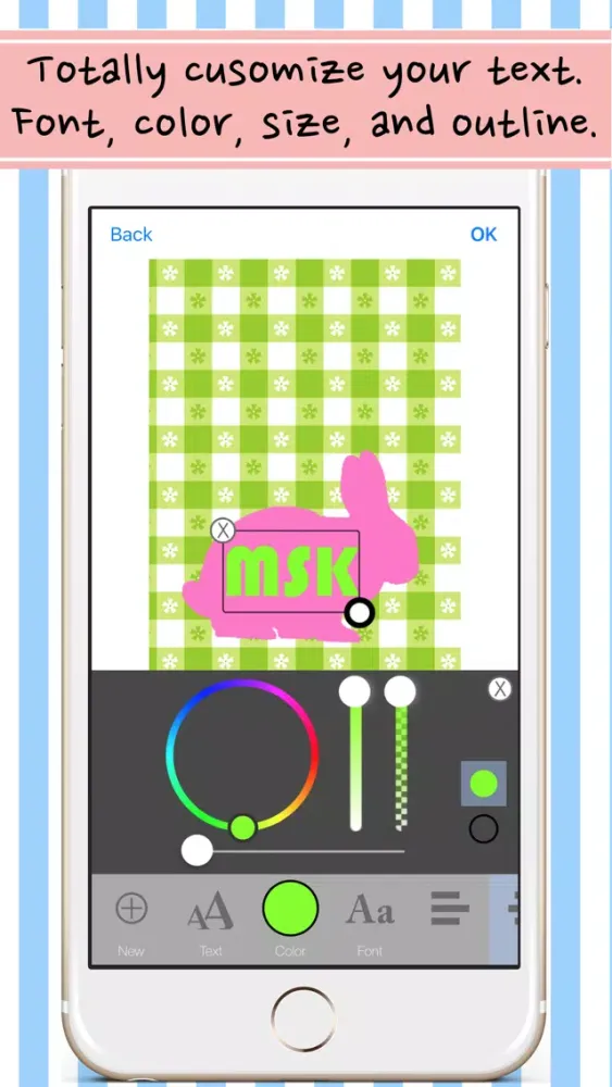 Tangkapan skrin Monogram Wallpaper and Background App
