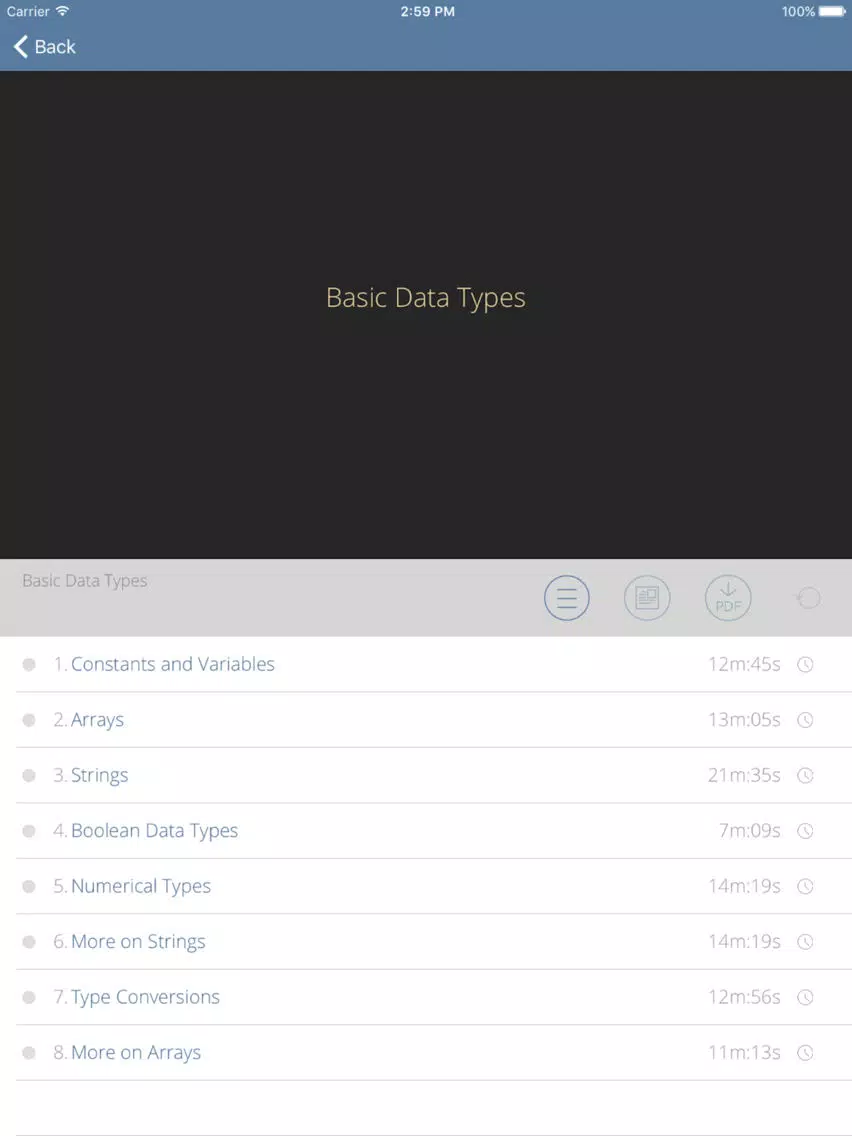 Скриншоты Tutorial for Swift iOS Programming Language v3 iPad 