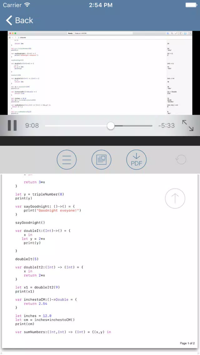 Скриншоты Tutorial for Swift iOS Programming Language v3