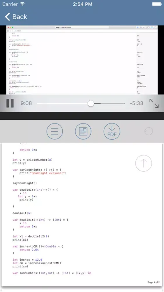 Tutorial for Swift iOS Programming Language v3 Screenshots