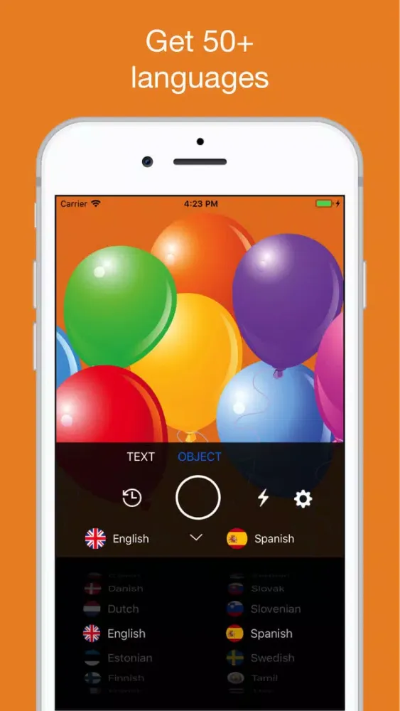 Tangkapan skrin Tap & Live Translate