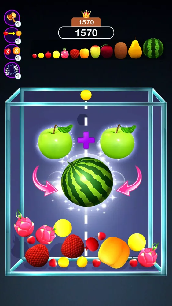Fruit Drop 3D Merge Melon應用截圖