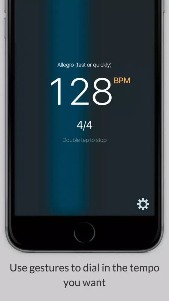 Taptronome - modern gesture based metronome Screenshots