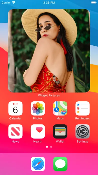 Tangkapan skrin Photo Widget․
