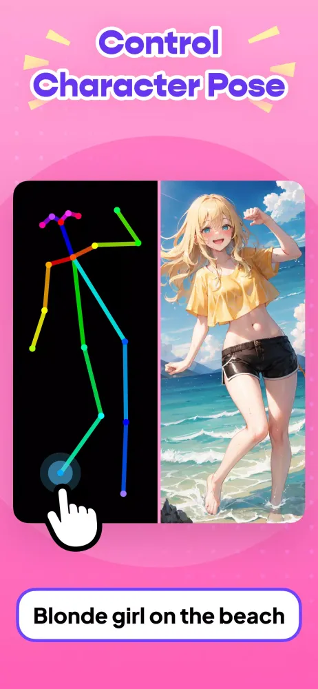 Tangkapan layar AI Anime Generator