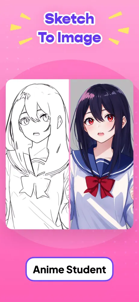 Tangkapan layar AI Anime Generator