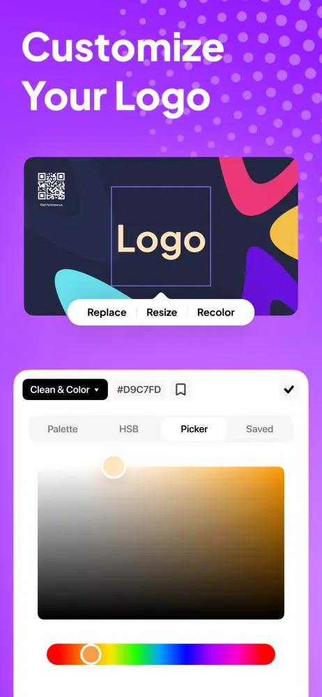Captures d'écran de Business Card Maker