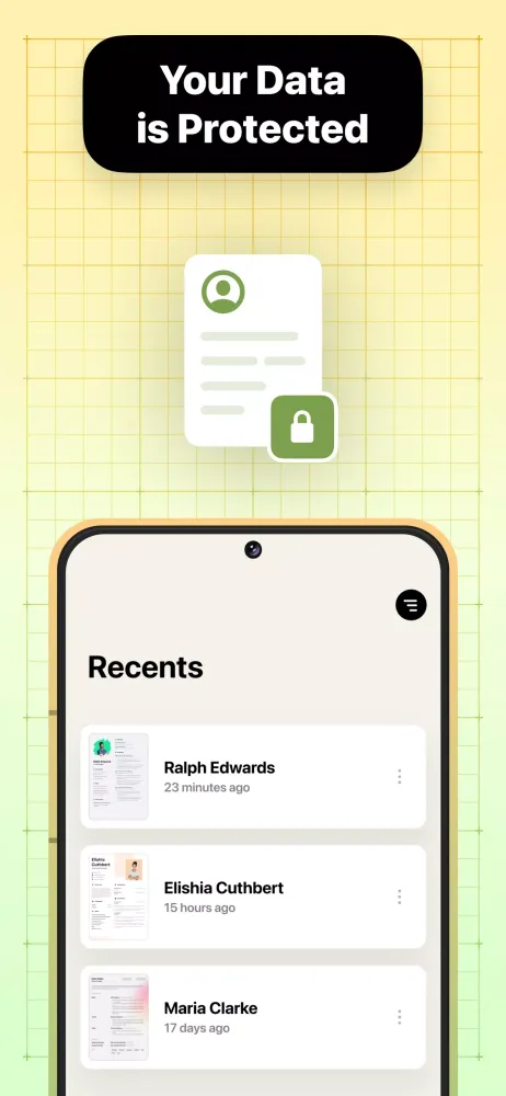Resume Builder Screenshots