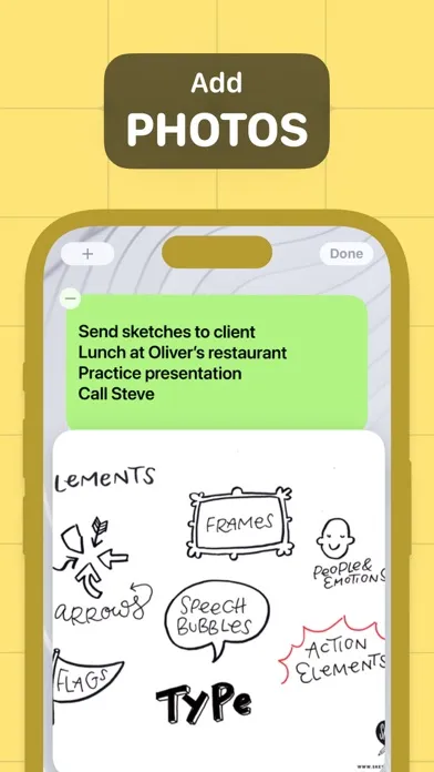 Screenshot di Sticky Notes Widget