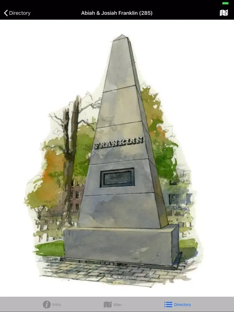 Capturas de tela do Granary Burying Ground Boston iPad 