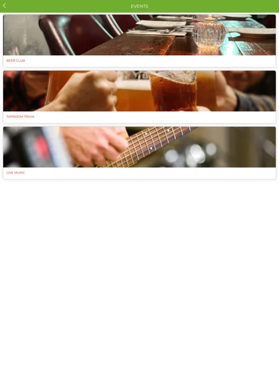 ภาพหน้าจอของ Banded Goose Brewing iPad 