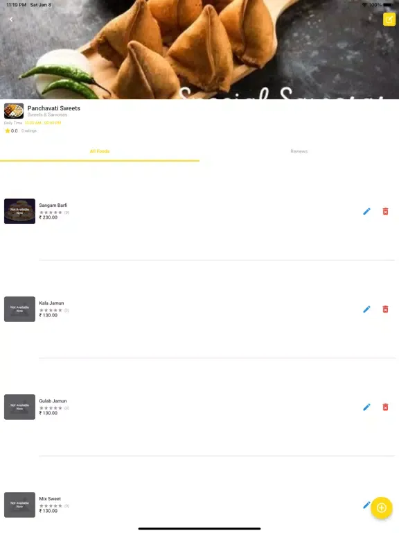 Tapzu Vendor iPad 应用截图