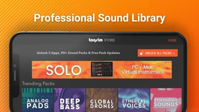 Ảnh chụp màn hình của Drone Piano & Drum Loops