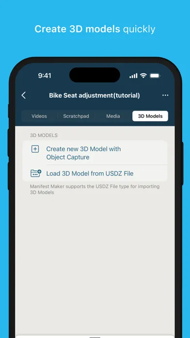 Tangkapan layar Manifest Maker