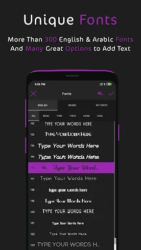 Postershop - Typography Design Screenshots