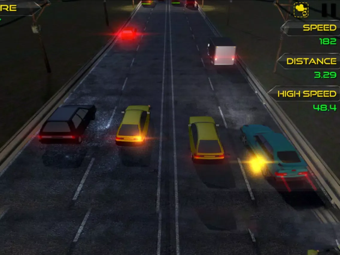 Speedy Traffic Car racing iPad  স্ক্রিনশট