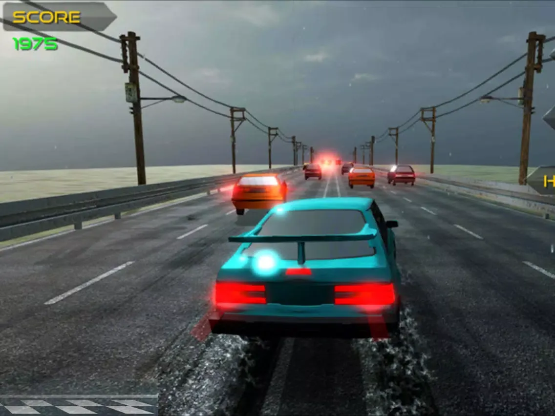 Speedy Traffic Car racing iPad  স্ক্রিনশট