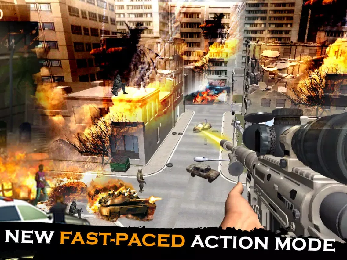 Ảnh chụp màn hình của Modern City Sniper Fury:Elite Killer iPad 