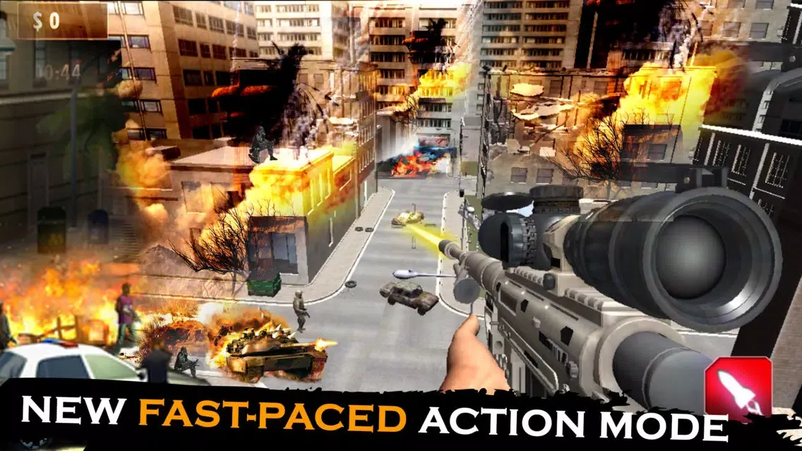 Ảnh chụp màn hình của Modern City Sniper Fury:Elite Killer